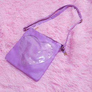 Lavender Heart Crossbody